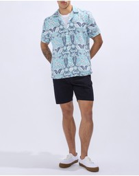 Marcs - Been A Tile Linen Blend Shirt