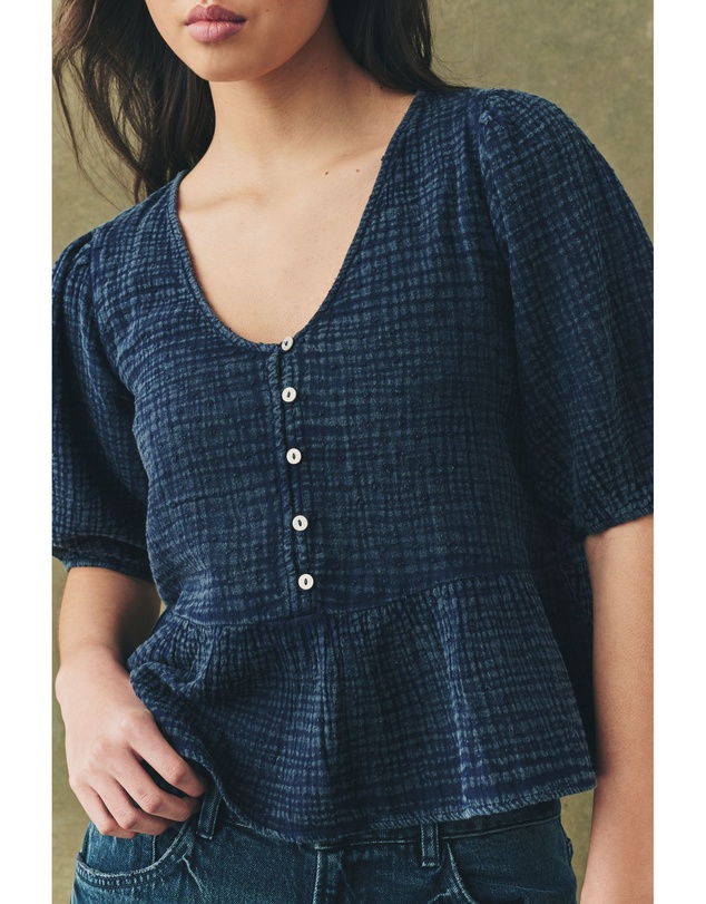 NEXT - Puff Short Sleeve Doublecloth Blouse