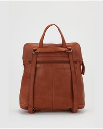 Evity - Maya Leather Convertible Backpack
