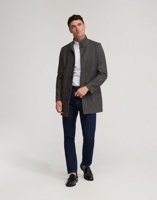Oxford - Dunbar Wool Rich Overcoat