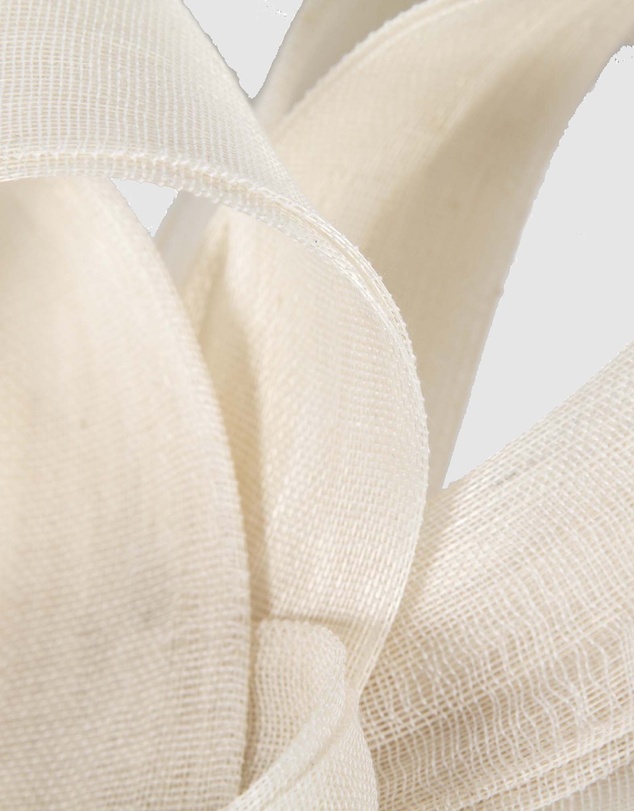 Fillies Collection - Cream Abaca Loops Racing Fascinator