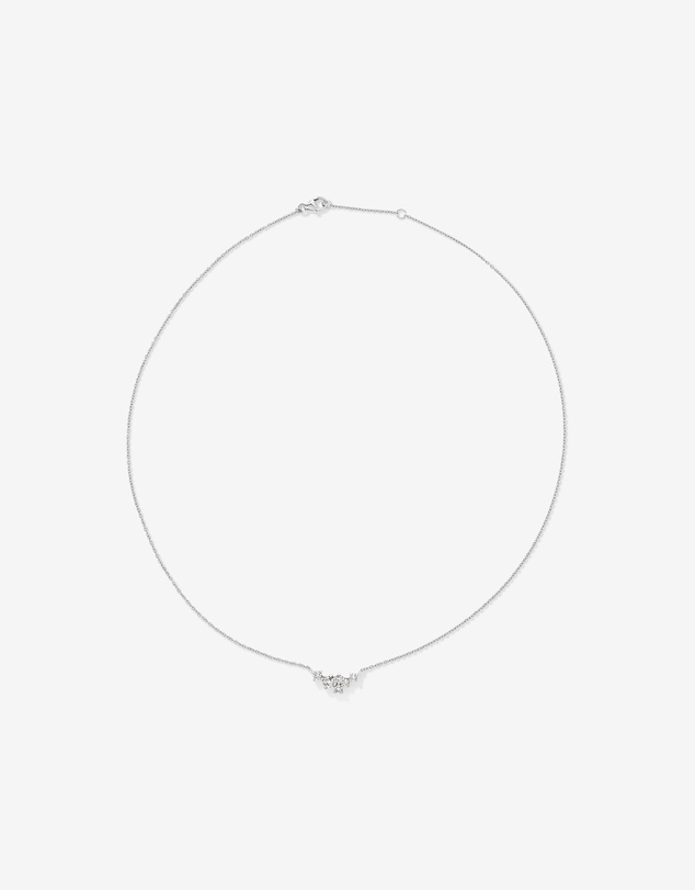 Michael Hill - Round Brilliant Cut Cubic Zirconia Cable Chain Necklace in Sterling Silver