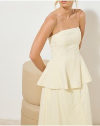 MON RENN - Solice Strapless Dress