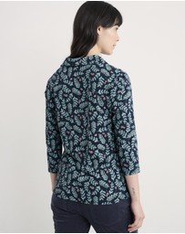 Seasalt - Seasalt Cornwall Navy Wavecrest Shirt