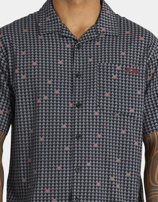 Quiksilver - Mens Kehu Woven Short Sleeve Shirt