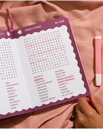 Journey Of Something - Word Search - Pink Abstract