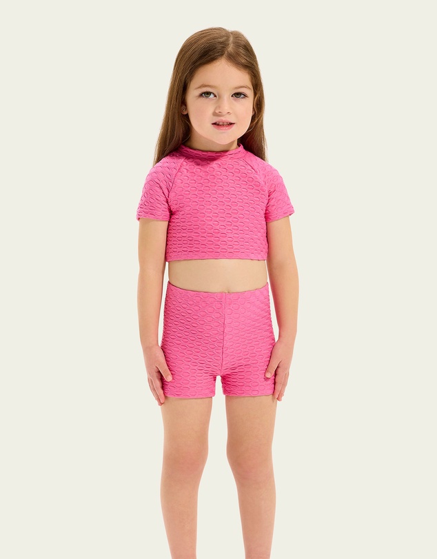 Seafolly - Mesh Rashie Boy Leg Set - Kids