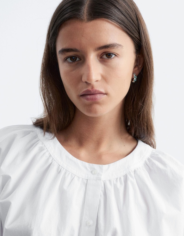 & Other Stories - Gathered Cotton Blouse