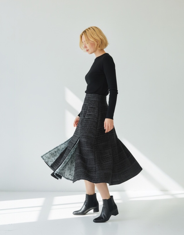 Mossée - Etta Winter Layered Skirt