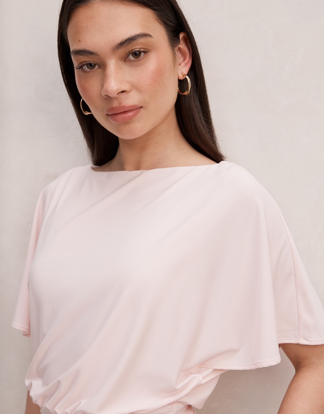 Forever New - Piper Cinched Flutter Sleeves Top