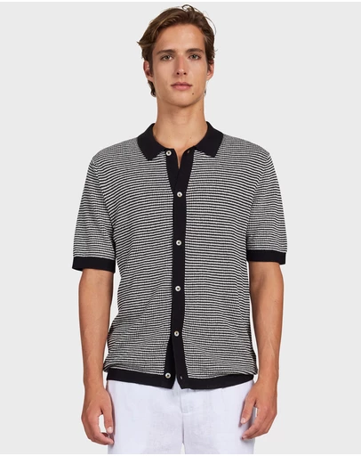 Academy Brand - Gatsby Stripe SS Knit