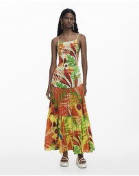 Desigual - Tropical ruffle Dress