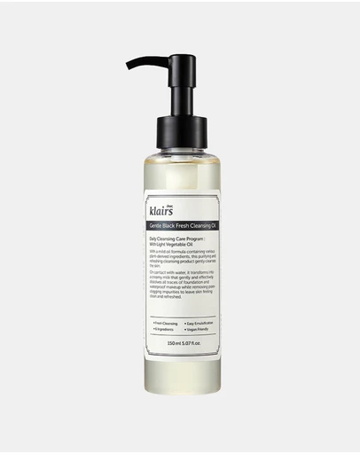 Dear Klairs - Gentle Black Fresh Cleansing Oil