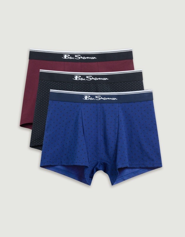 Ben Sherman - 3 Pack Spot Mix Underwear