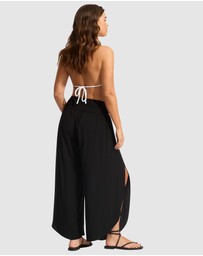 Seafolly - Shirred Waist Wrap Pant