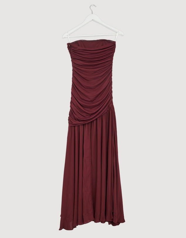 Revibe - Repaired SNDYS Neve Strapless Maxi Dress - AU 8