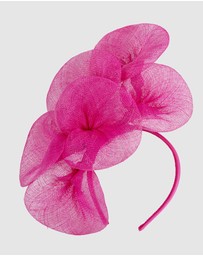 Max Alexander - Large Lilly Fuchsia Flower Fascinator