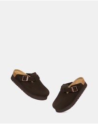 EVERAU - Australian Shepherd Ugg Berrin Platform Cow Suede Upper Loafer Oxfords Flats