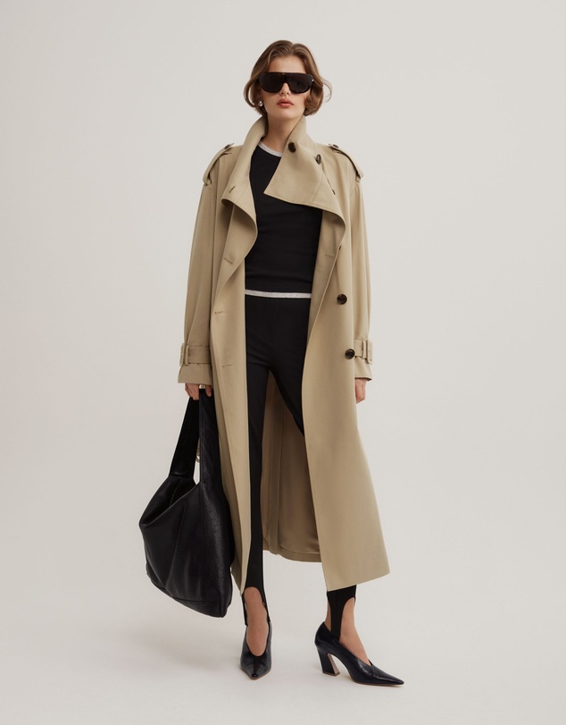 Witchery - Funnel Collar Trench Coat