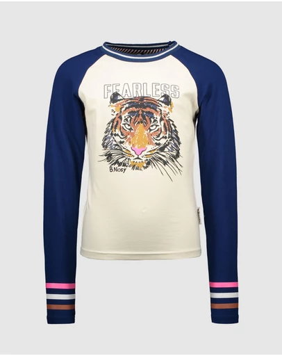 B.Nosy - Long Sleeve Raglan Top - Kids-Teens