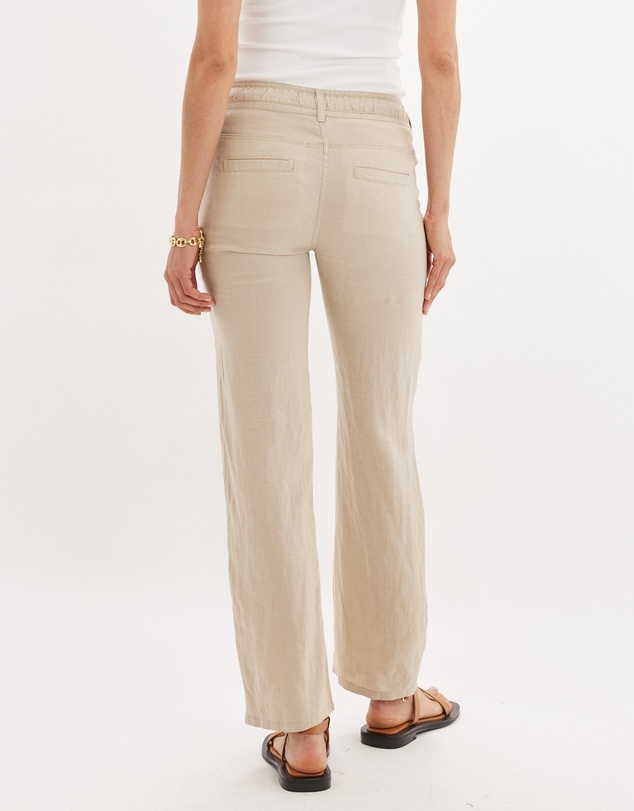 Amelius - Erin Linen Tie Cargo Pant