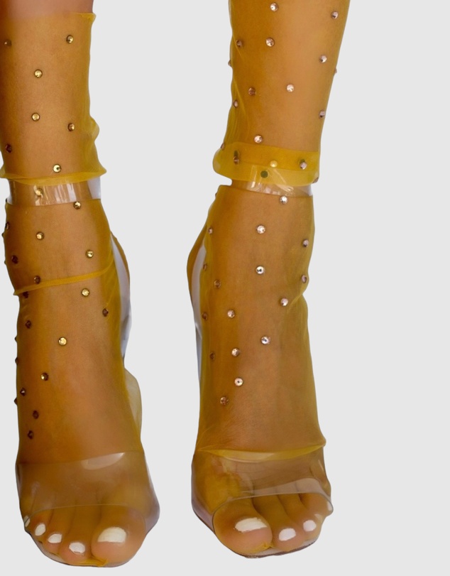 High Heel Jungle - Crystal Sky Sock