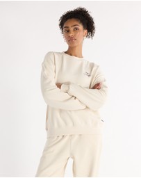 New Balance - French Terry Oversized Logo Crew