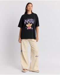 MAKU - Chrome Flower Oversized Tee