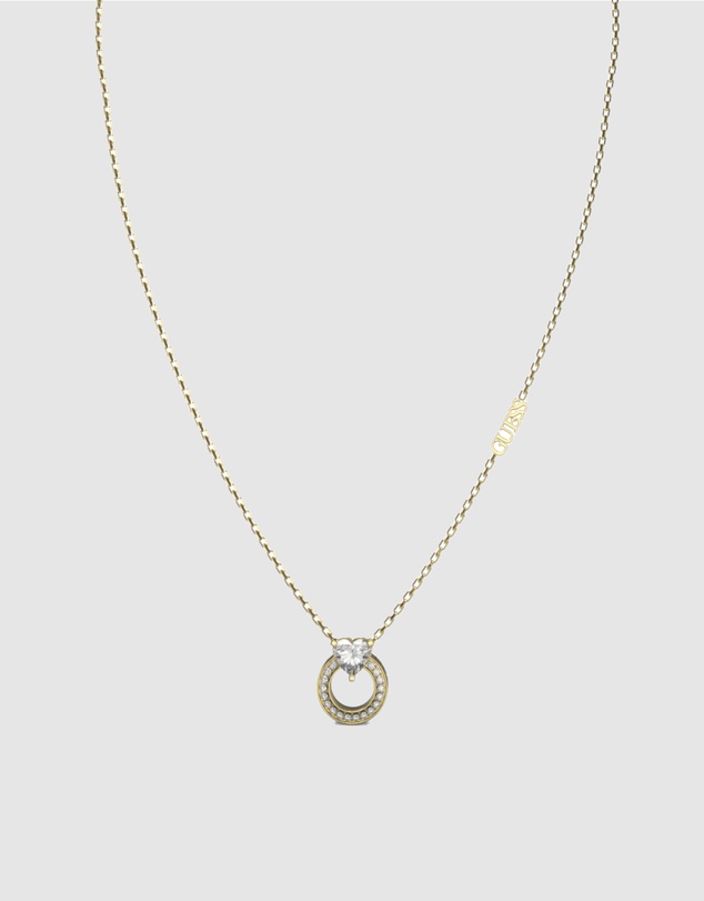 GUESS - Gold-Tone M'ama Non M'ama Necklace