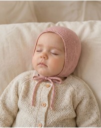 SILK MAGNOLIA - 100% Cashmere Baby Bonnet