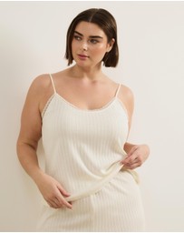 Atmos&Here Curvy - Melody Pointelle Cami Pants Pyjama Set