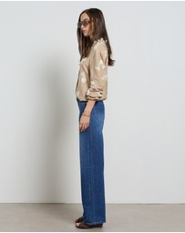DRICOPER DENIM - Lina Mid Rise Pacific Straight Leg Jeans