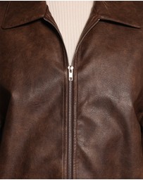 Petal & Pup - Zoe Bomber Jacket - Brown