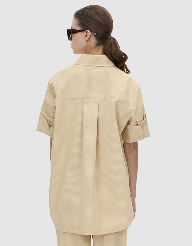C&M CAMILLA AND MARC - Oren Stripe Short Sleeve Shirt
