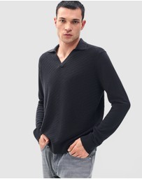 rag & bone - Charles Long Sleeve Johnny Polo