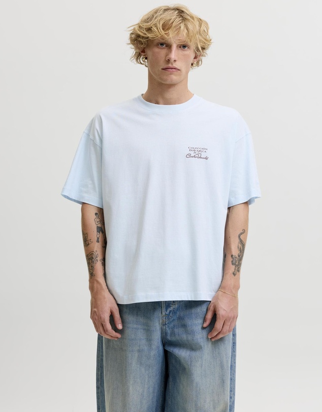 Jack & Jones - Joratocha SS Crew Neck Sketch Back Tee
