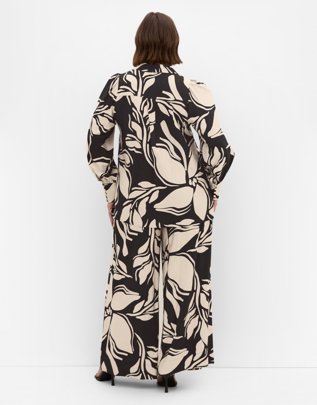 City Chic - Bella Long Sleeve Print Shirt