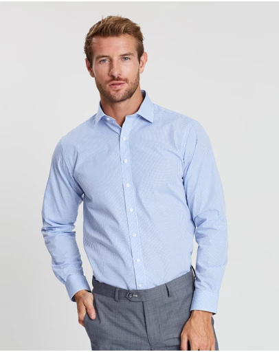 Van Heusen - Euro Fit Small Check Shirt