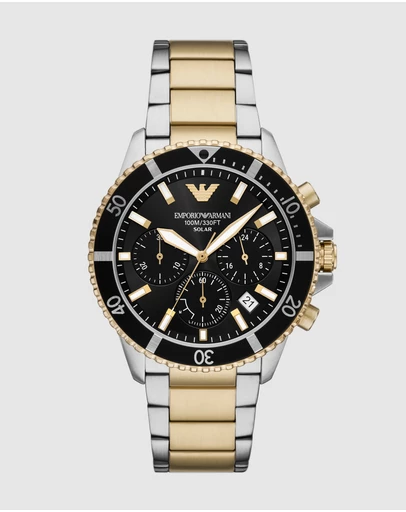 Emporio Armani - Two Tone Chronograph Watch