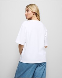 Commonry - Cotton V Neck T Shirt