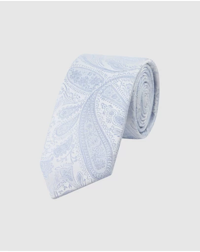 yd. - Premium Silk Paisley 6.5 Cm Tie