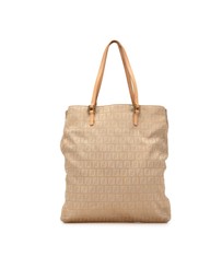 Pre-Loved by Azura Reborn - Pre-Loved fendi Beige Fendi Logo Tote Bag