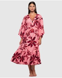 Nip Tuck Swim - Solstice Corrimal One Size Maxi Dress