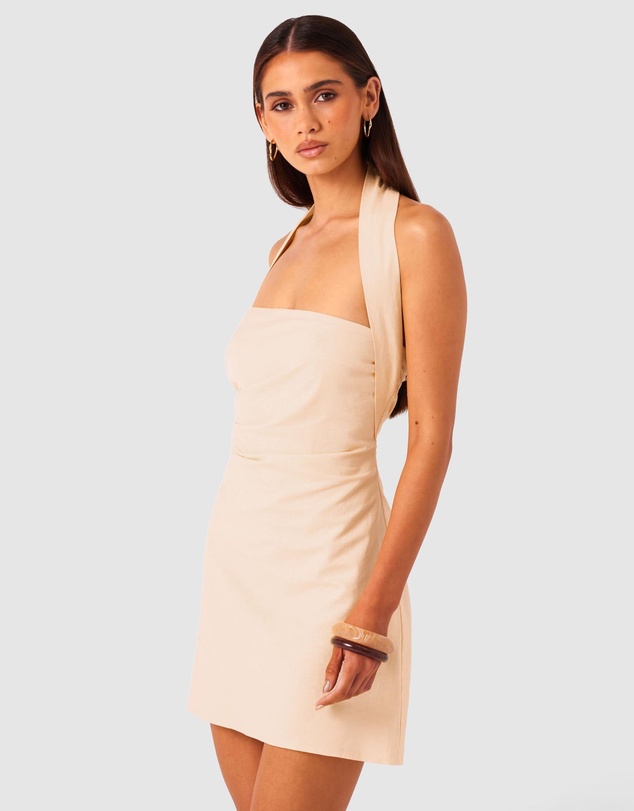 SNDYS - Romi Halterneck Mini Dress