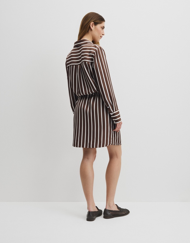 Country Road - Stripe Gather Mini Dress