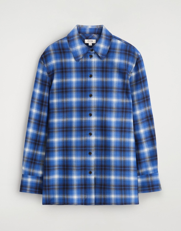 COS - Checked Flannel Shirt