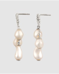 Elli Jewelry - Earrings Stud Pearl Chandelier 925 Sterling Silver