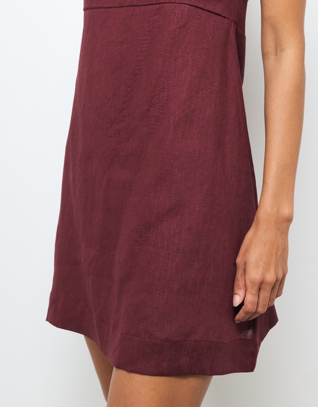 AERE - Lylah Linen Mini Dress