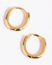 Lovisa - Gold Plated Sterling Silver Ball Stud & Huggie Earring Set