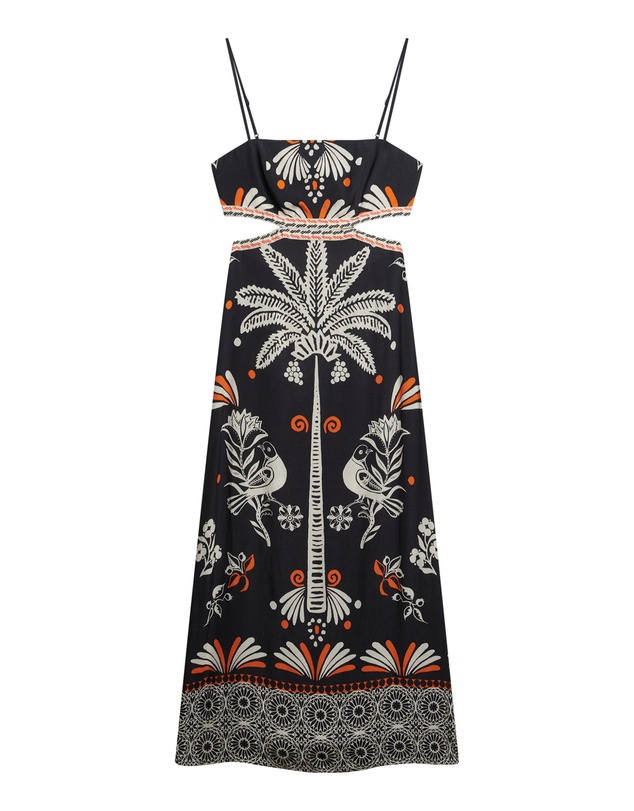 Superdry - Statement Cut-Out Maxi Slim Fit Dress